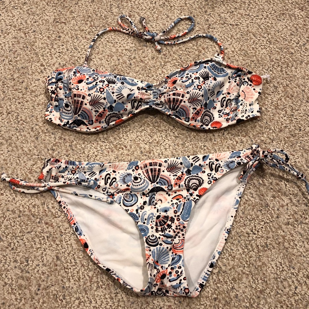 Aerie Tie Bandeau Bikini Set